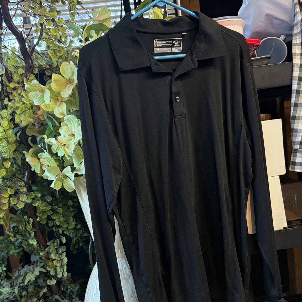 Cutter & Buck Classic Black Polo Shirt